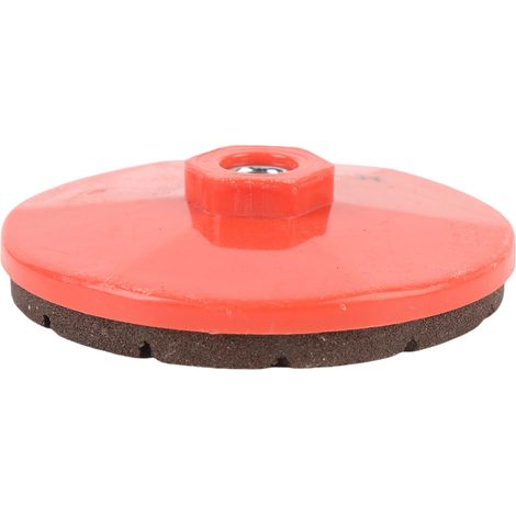 Lot de 5 meules intégrées grain 100 abrasif émeri nylon plastique pour meuleuse d'angle métal pierre carrelage (1/5)