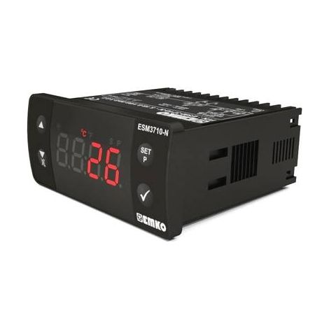 Termostato Emko ESM-3710-N negro para calefacción doméstica