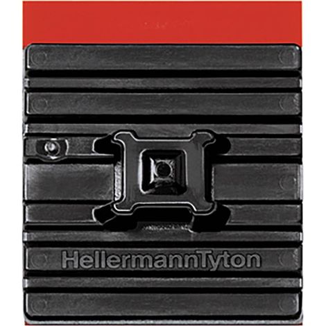 HellermannTyton FMB4APT-A-PA66HS-BK (10) Basetta di fissaggio autoadesivo 151-03669 attacco flessibile Nero 10 pz. (1/5)