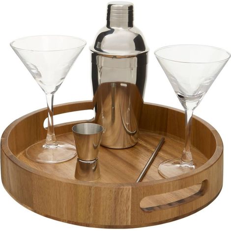 Coffret Cocktail 6 Pièces "Jules" 29cm Marron (1/5)