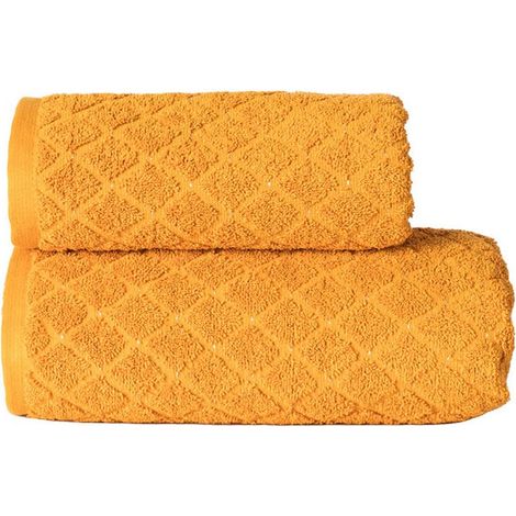 Oliwier - Toalla de rizo - 50x90 cm - amarillo miel (1/3)