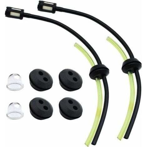 2 Pièces Durite Essence Debroussailleuse Joints de Tuyau de Carburant Universels Filtre à Essence Kit Tuyaux D'essence Tuyau D'alimentation Essence Joint et Filtre pour Tondeuse (1/4)