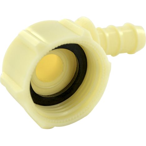 Codo Plástico Hembra para Tubo de Lavadora QUICK PLOMBERIE - Ø10 Hembra 3/4
