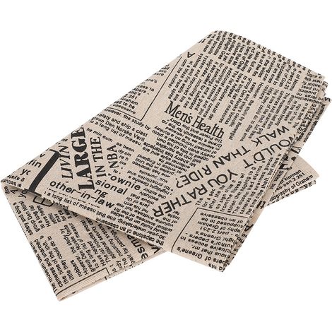 Fotohintergrundstoff, Vintage-Tischsets aus englischer Zeitung für Esstisch, Fotostudio (1/5)