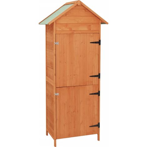 Armadietto da Giardino Marrone 42,5x64x190 cm vidaXL (1/10)