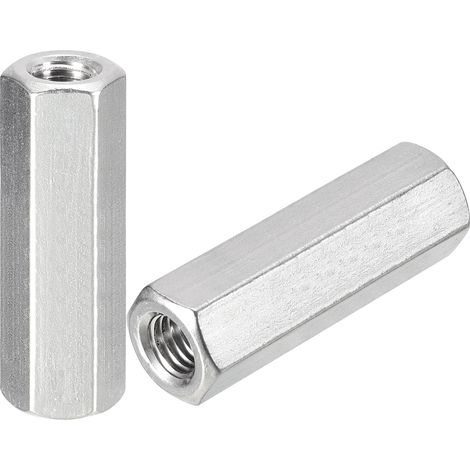2pcs M10 x 1,5 -Pas 55 mm Longueur Raccord Écrous (1/5)