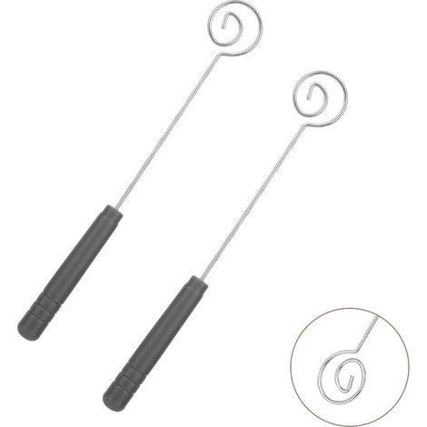 Ensemble de 2 cuillères à décorer. Cuillère à décorer pour peindre les desserts. 18 cm. Petite cuillère à peindre. Outil artistique pour la création de desserts. M (1/5)