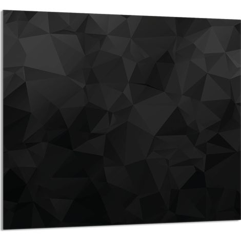Panneau de verre pour cuisine 65x60 Noir (1/5)