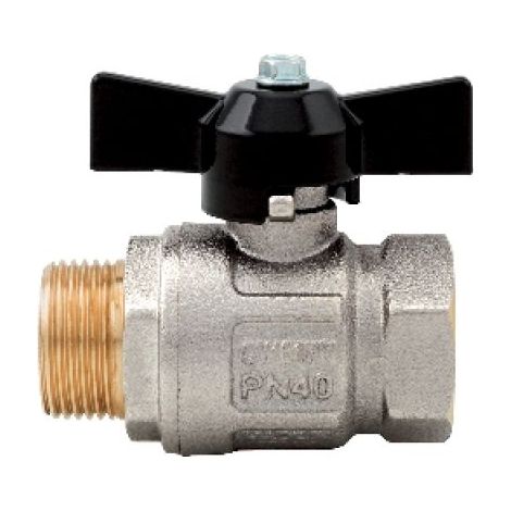 VALVOLA A SFERA MF IDEAL PASSAGGIO TOTALE 3/8 DN10 50bar/725psi farf.ner