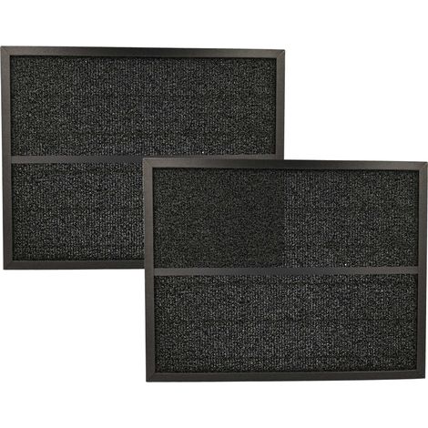 vhbw 2x Air Filter Replacement for DeLonghi 5513710001 for Air Purifier - Combi Filter Activated Carbon + SPM Filter