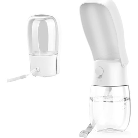 Bouteille d'eau de 300 ml pour chiens - Fontaine à eau pliable pour chiens - Idéale pour les promenades - Bouteille d'eau portable pour animaux de compagnie - Convient pour les voyages, sans BPA, pour (1/5)