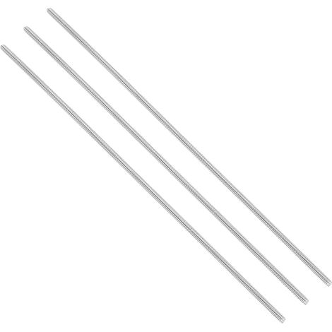3Pcs 10-24 UNC Tige Filetée en Acier Inoxydable 304 300mm Longueur (1/5)