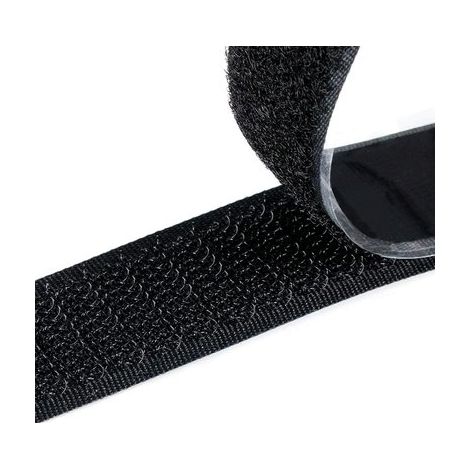Velcro Adesivo Tenda Maschio Femmina Nero H.cm 2 25 m