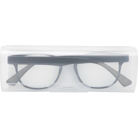 Lunettes de lecture élégantes et légères pour seniors, unisexes, portables +200 en noir et gris (1/5)