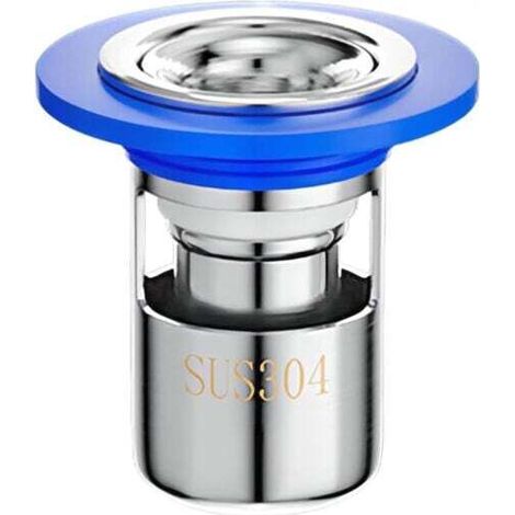 Stück geruchshemmender Duschablauf, Bodenablauf, Rückschlagventil für Duschwaschbecken, Bodenablauf, 32 mm - Crezuo