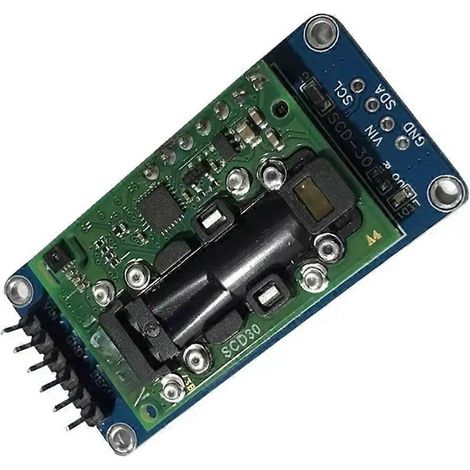 Capteur de qualité de l'air SCD30, module de capteur de dioxyde de carbone pour la surveillance de la qualité de l'air intérieur, la détection de la température et de l'humidité (1/5)