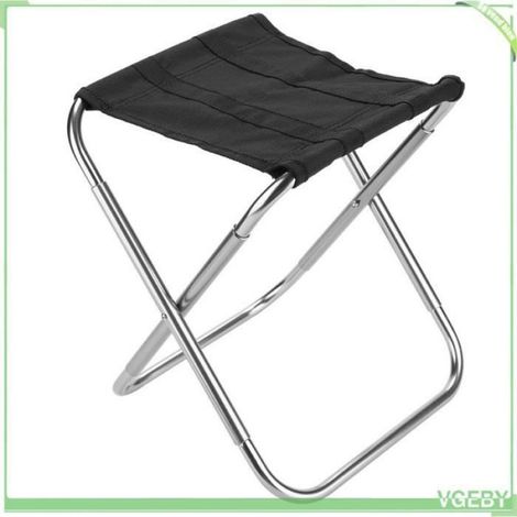 1 Chaise Pliante, Alliage d'Aluminium, Tissu Oxford, Résistant, Compact, Camping Pêche Randonnée (1/4)