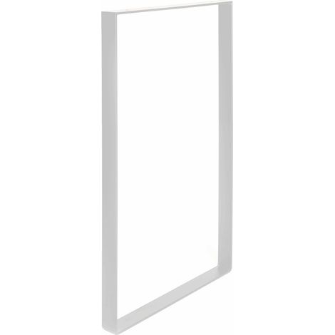 Pata Industrial para Muebles  Fabricado en Acero  Acabado en Blanco Poro  Medidas 38540710 mm  Altura: 71 cm  Fácil Instalación  1 Unidad -