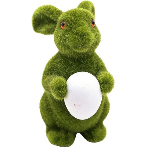Figuren von mit moosflockiger Oberfläche Dekorative
