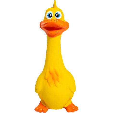 Jouets de poulet en Latex résistant aux morsures, grincement des dents, dessin animé mignon chien interactif grinçant pour fournitures pour animaux de compagnie jaune (1/5)