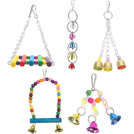 Lot de 5 jouets pour perroquet (1/3)