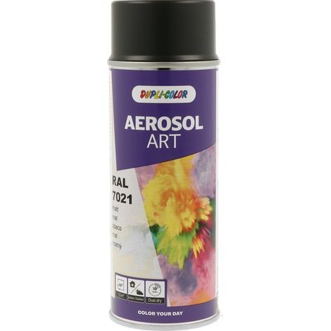 Aérosol - DUPLI-COLOR - ART COLOR - RAL 7021 - 400 ml - Mat