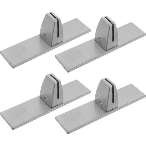 Lot de 4 pinces séparation bureau en alliage d'aluminium 4-20 mm (1/5)