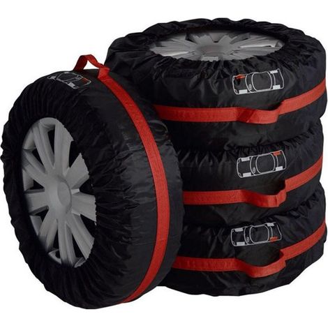 Pack de 4 housses universelles étanches pour pneus de secours (13–18 pouces)