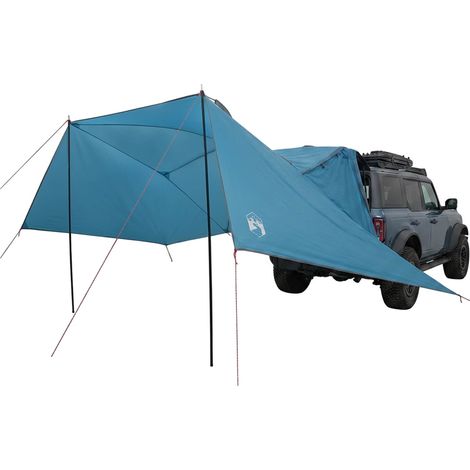 Tente de voiture abri de protection pliable en acier et polyester bleu 308 x 215 x 220 cm (1/5)