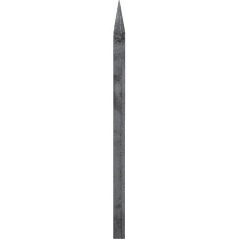 Deco Fer Forge – Barreau appointé 200mm carré 16mm – Fer forgé brut à souder – Pour clôture et éléments décoratifs en fer forgé