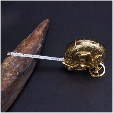 1Pc Portable Chameleon Measuring Tape Retractable Ruler Keychain Metric Measurement (1/4)