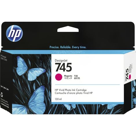 HP 745 130-ml DesignJet Magenta Ink Cartridge cartouche d'encre 1 pièce(s) Original Rendement standard (1/4)