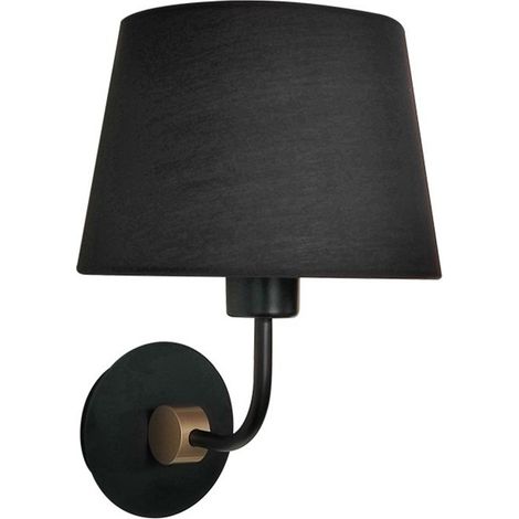 Applique Solor Noir+Or 1xE27