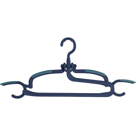 Lot anti-dérapant rotatif multifonction en plastique pour pantalons, bleu vert (1/5)