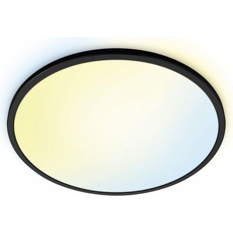 Signify Superslim Deckenleuchte schwarz 22W verbunden (1/5)