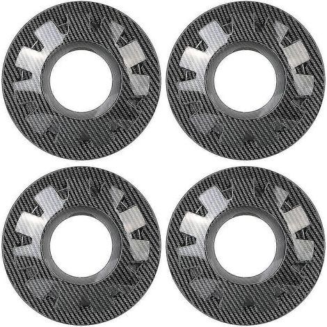 Enjoliveurs centraux de roue 20 pouces, accessoires extérieurs de voiture, ABS pour Tesla YD, cache-moyeu Yogu, motif fibre de carbone (1/5)