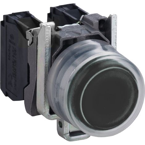 Harmony bouton-poussoir noir IP69K Ø22 - à impulsion - 1F - XB4BP21