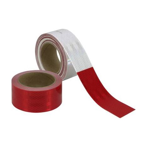 3M Diamond Grade™ 983-326 983326 Ruban réfléchissant rouge, blanc 45.7 m (L x l) 45.7 m x 50.8 mm C658371 (1/2)