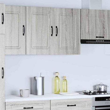 Maison Exclusive - Pensile da Cucina Kalmar Grigio Sonoma in Legno Multistrato