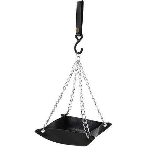 Mangeoire suspendue pour oiseauxabreuvoir pour oiseaux de jardinmangeoire suspendue d'extérieur pour terrassenoire (1/5)