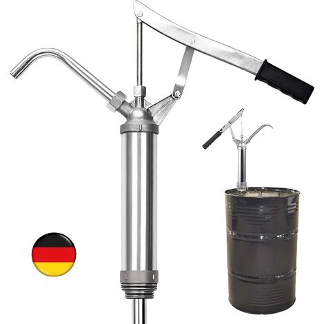 Pompe à levier, Pompage efficace, Tube de succion télescopique, Argent (1/5)