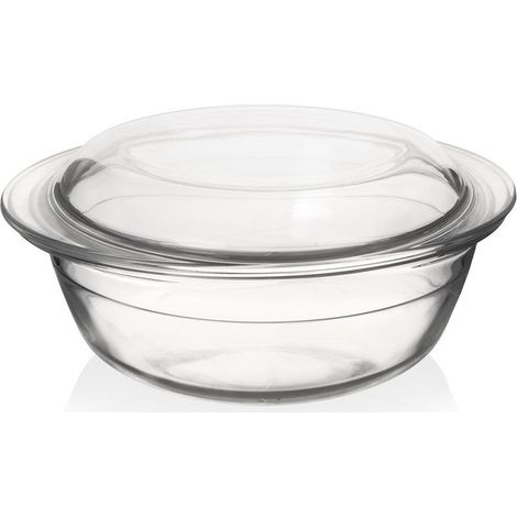 Plat en verre allant au four avec couvercle 27 x 23 x 11,5 cm, 2,2 l (1/5)