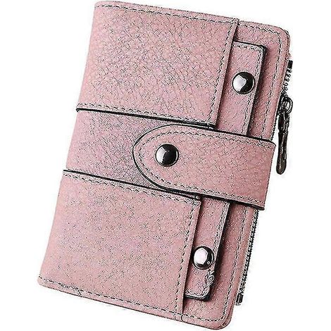 Portefeuille court à trois volets pour femme, pochette, cadeau pour fille (1/5)