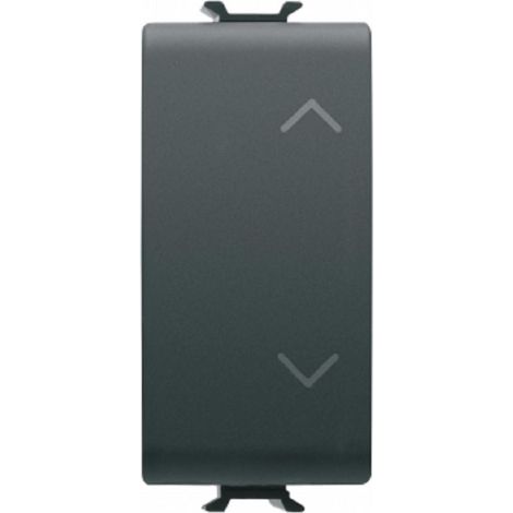 Gewiss commutatore 1m 1p 10ax su-giu' nero chorus gw12121