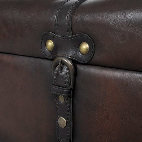 Maison Exclusive - Sitztruhen-Set 3 Stk. Braun (1/5)