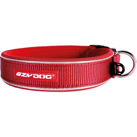 Collier Neo Classic Ezydog : Rouge - M