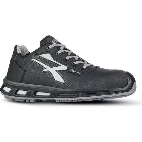 Sicherheitsschuhe niedrig ASPEN UK S3 SRC CI ESD - Schwarz/Weiß 38 (1/2)