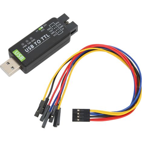 Convertisseur USB vers TTL FT232RL avec Protection Renforcée et Compatibilité Universelle (1/5)
