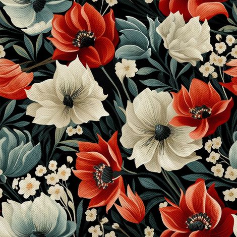 Tela decorativa para exteriores Oxford - Motiv Blumen I DX5481 (1/5)