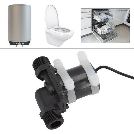 Pompes à eau sans balais de circulation CC à filetage mâle G1/2, 8-24 V, pour chauffe-eau solaire (1/5)